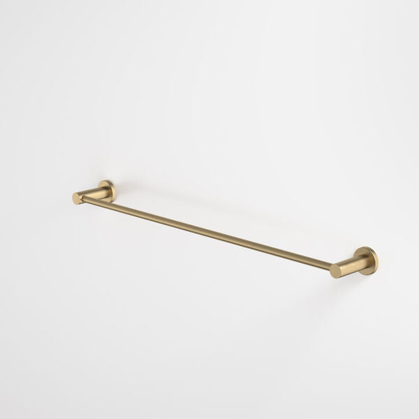 Liano II Single Towel Rail 640mm in Brushed Brass | Caroma #Colour_Brushed Brass