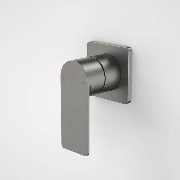 Urbane II Bath/Shower Mixer - Square Cover Plate in Gunmetal | Caroma #Colour_Gunmetal