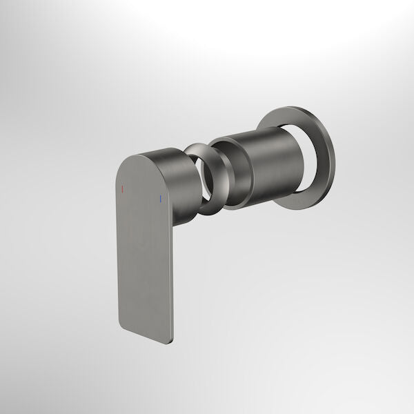 Urbane II Bath/Shower Trim Kit - Round Cover Plate in Gunmetal | Caroma #Colour_Gunmetal