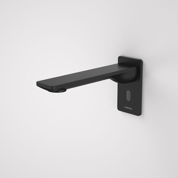 Urbane II Sensor 180 Wall Outlet Complete Kit in Matte Black | Caroma #Colour_Matte Black