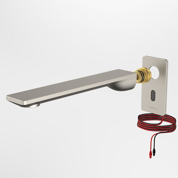Urbane II Sensor 220 Wall Outlet Trim Kit in Brushed Nickel | Caroma #Colour_Brushed Nickel