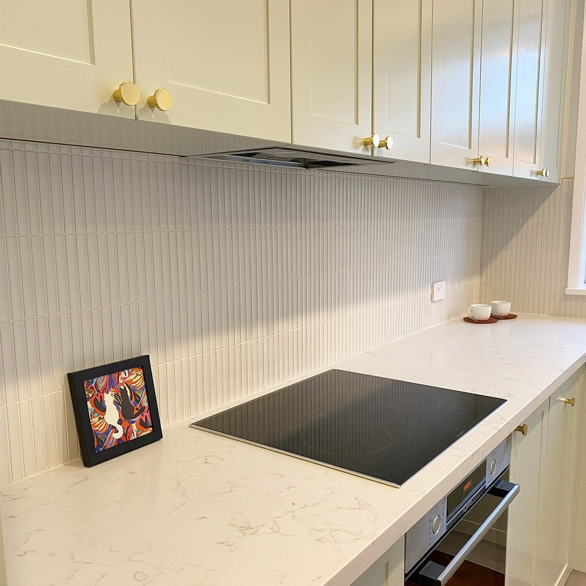 Concave White Kit Kat Wall Tile – Matt & Gloss finish