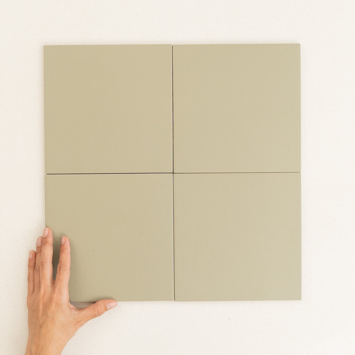 Spanish Bauhome Floor & Wall Cement Look Tile in Terrakotta, Minze, Grun, Rose, Weiss, Schwarz, Grau & Glacier, Matt finish