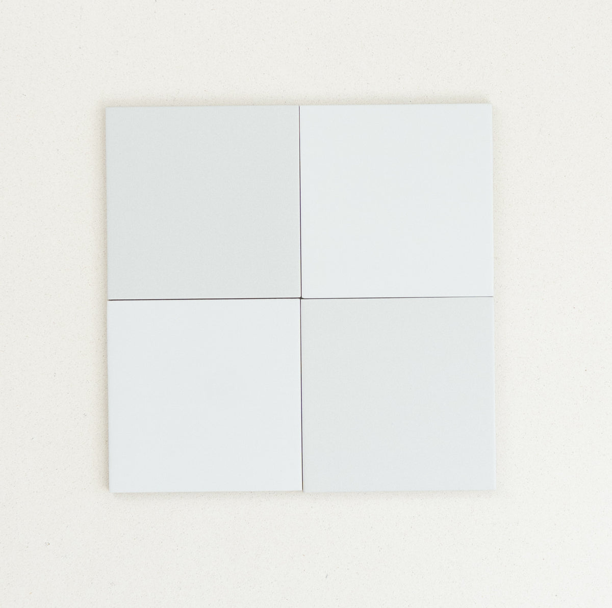 Rubik Square Floor & Wall Spanish Tile 123x123mm in White, Matt finish