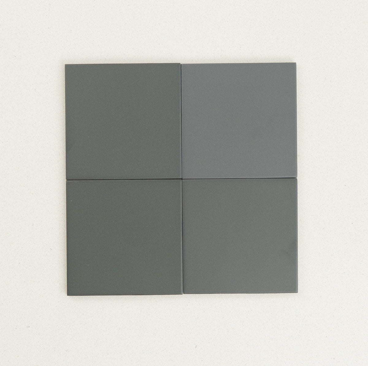 Rubik Square Floor & Wall Spanish Tile 123x123mm in Anthracite, Matt finish