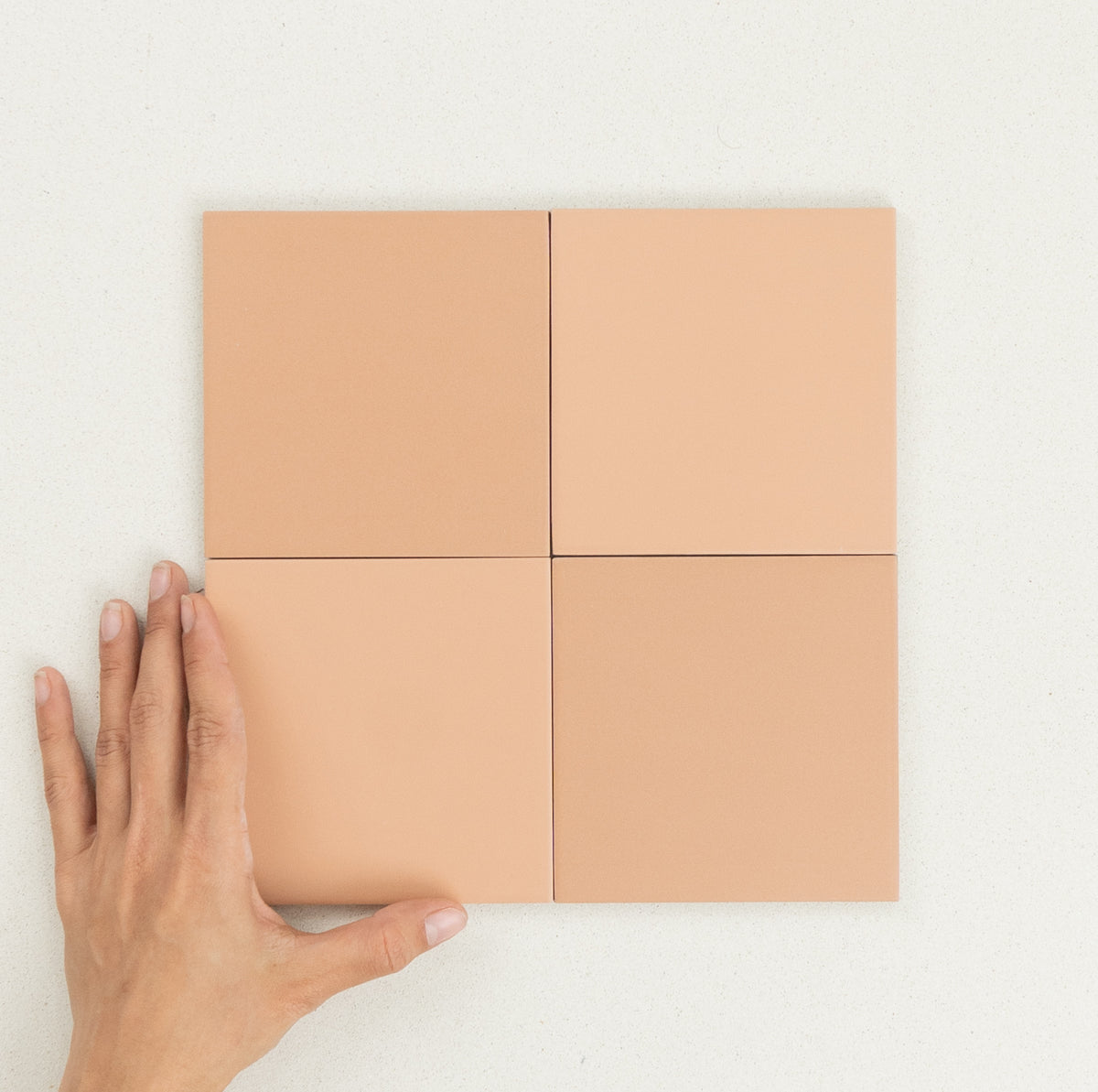 Rubik Square Floor & Wall Spanish Tile 123x123mm in Anthracite, Blue, Clay, Green, Sage, Sand, Silver, Taupe & White, Matt finish