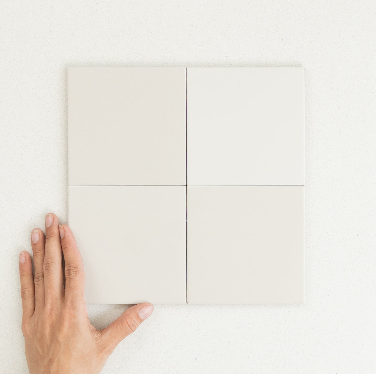 Rubik Square Floor & Wall Spanish Tile 123x123mm in Anthracite, Blue, Clay, Green, Sage, Sand, Silver, Taupe & White, Matt finish