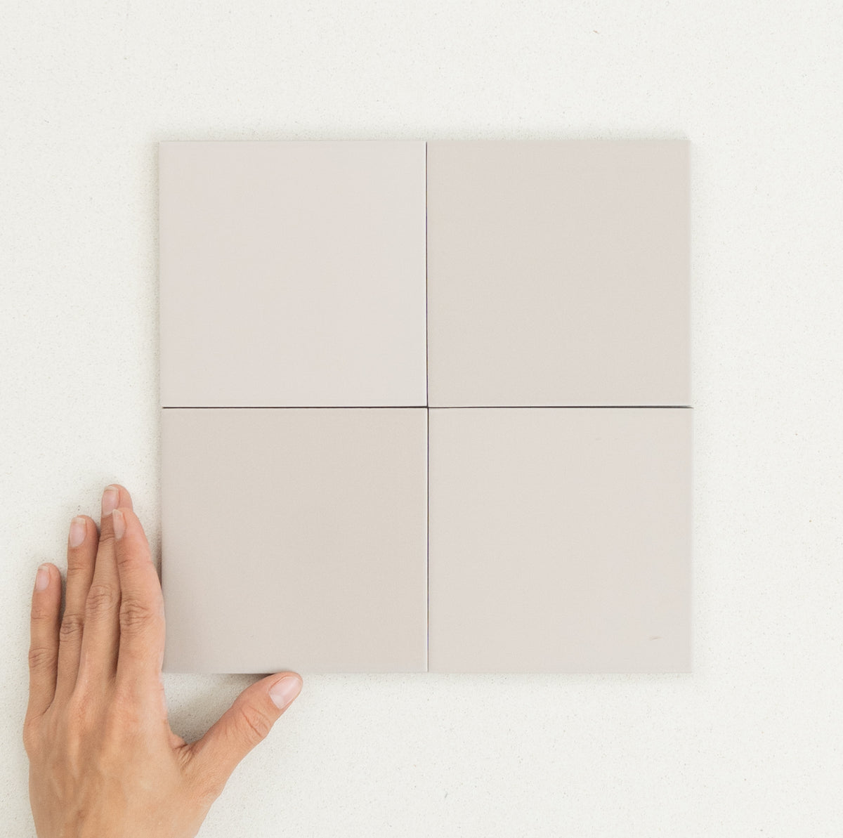 Rubik Square Floor & Wall Spanish Tile 123x123mm in Anthracite, Blue, Clay, Green, Sage, Sand, Silver, Taupe & White, Matt finish