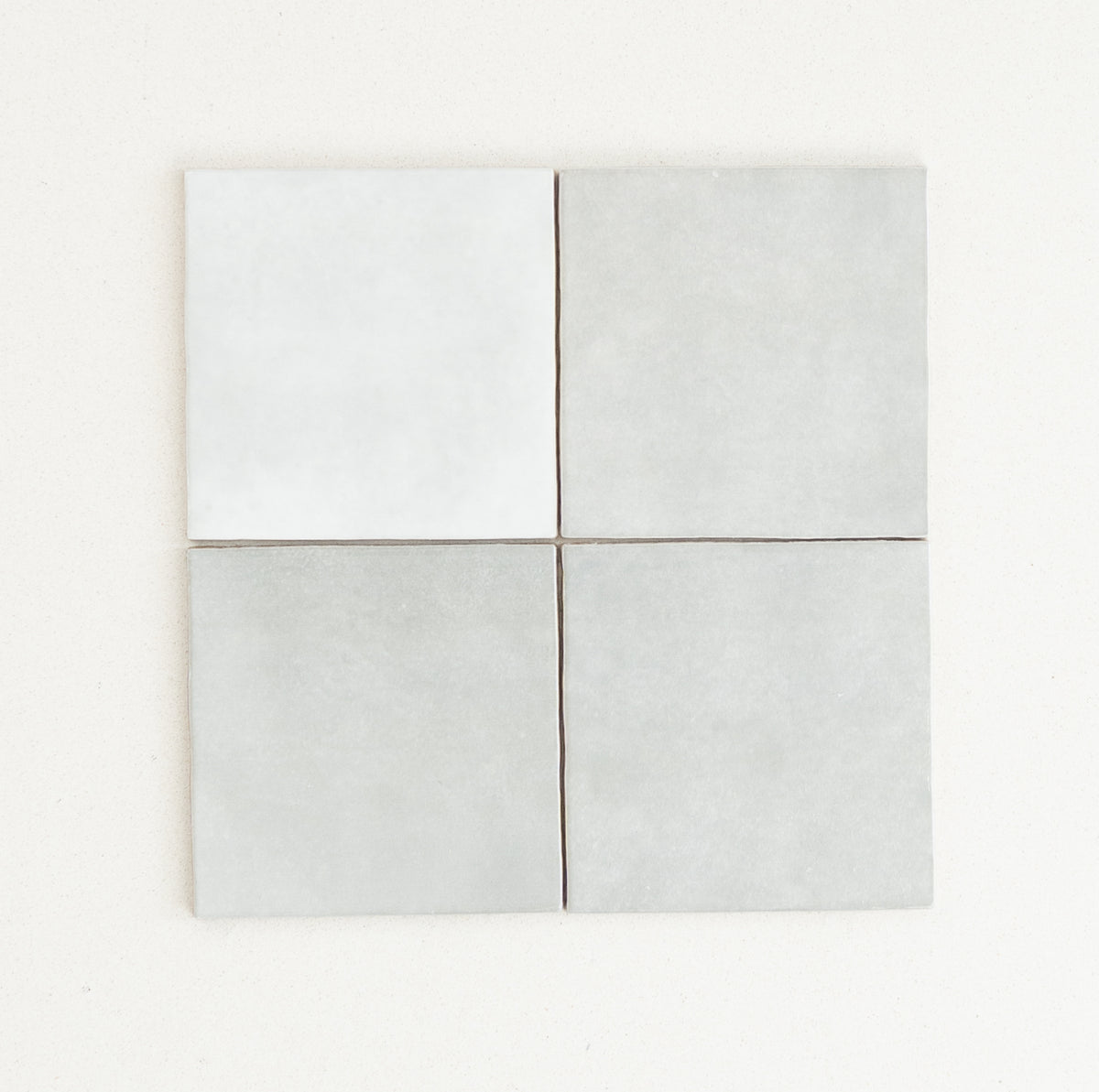 Artisan Spanish Subway & Square Wall Tile in Grey, Gloss finish