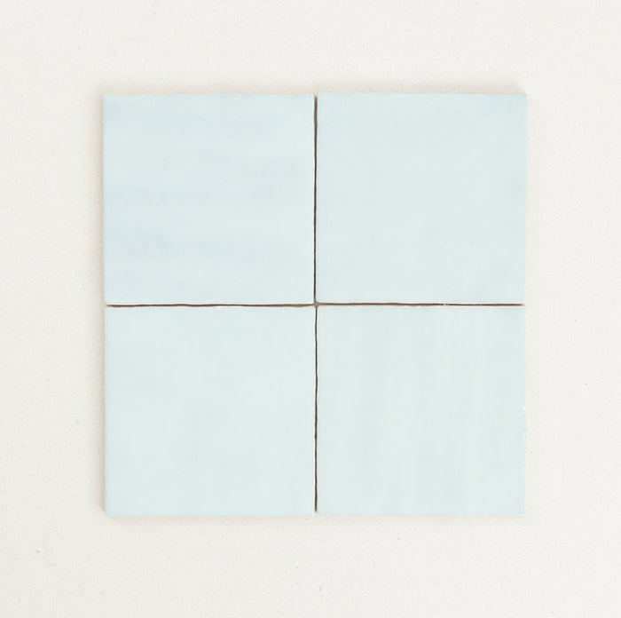Artisan Spanish Subway & Square Wall Tile in Aqua, Gloss finish