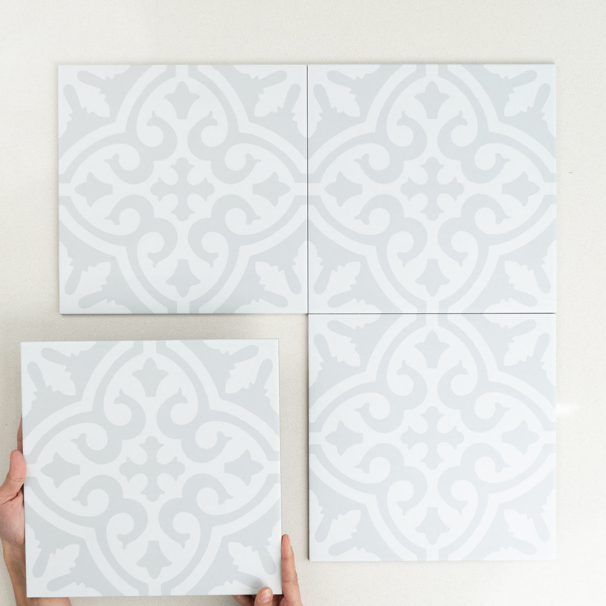 Kenthurst Encaustic Look Patterned Floor & Wall Tile Australian Made 300x300mm