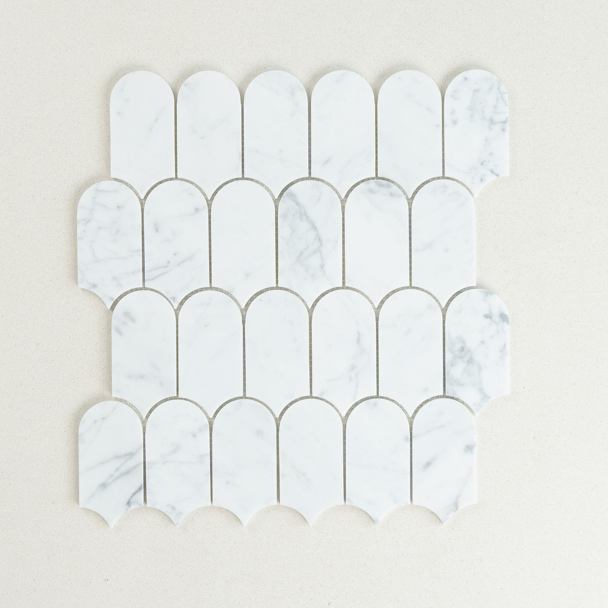 Carrara Feather Marble Mosaic | Honed Natural Stone