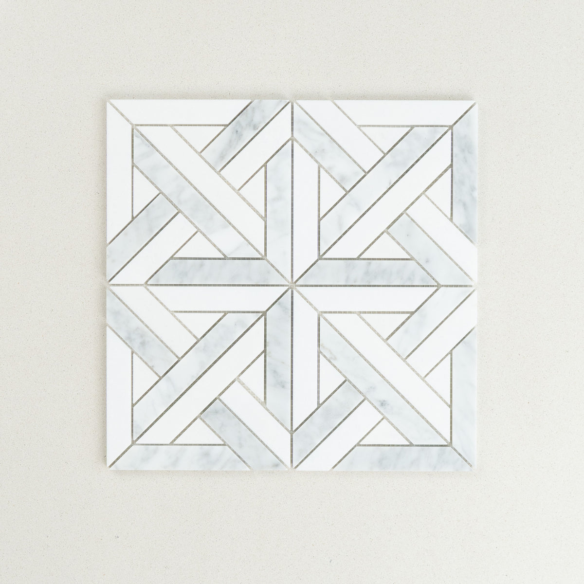Carrara Parquet Marble Mosaic | Honed Natural Stone