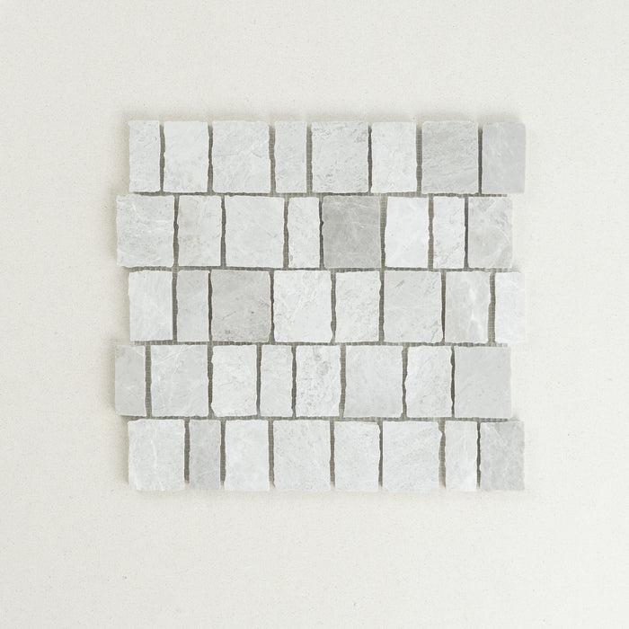 Split Tundra 5mm Joint Marble Mosaic – Honed finish