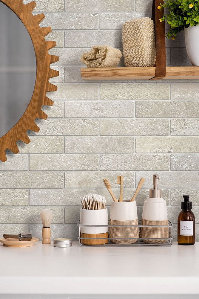 Apollo Series Travertine Natural Stone Floor and Wall Tile – Tumbled finish