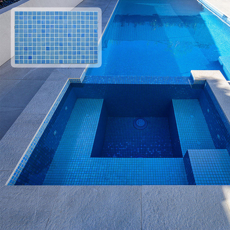 Ezarri Aus Designer Aquamarine Pool Tile – Gloss finish