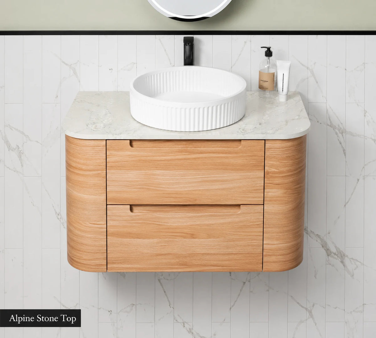 Aulic Briony Wall Hung Vanity 900mm in Alpine | Aulic
