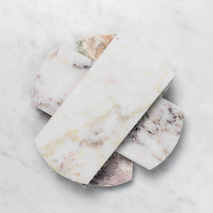 Viola Arch Marble Mosaic | Honed Natural Stone