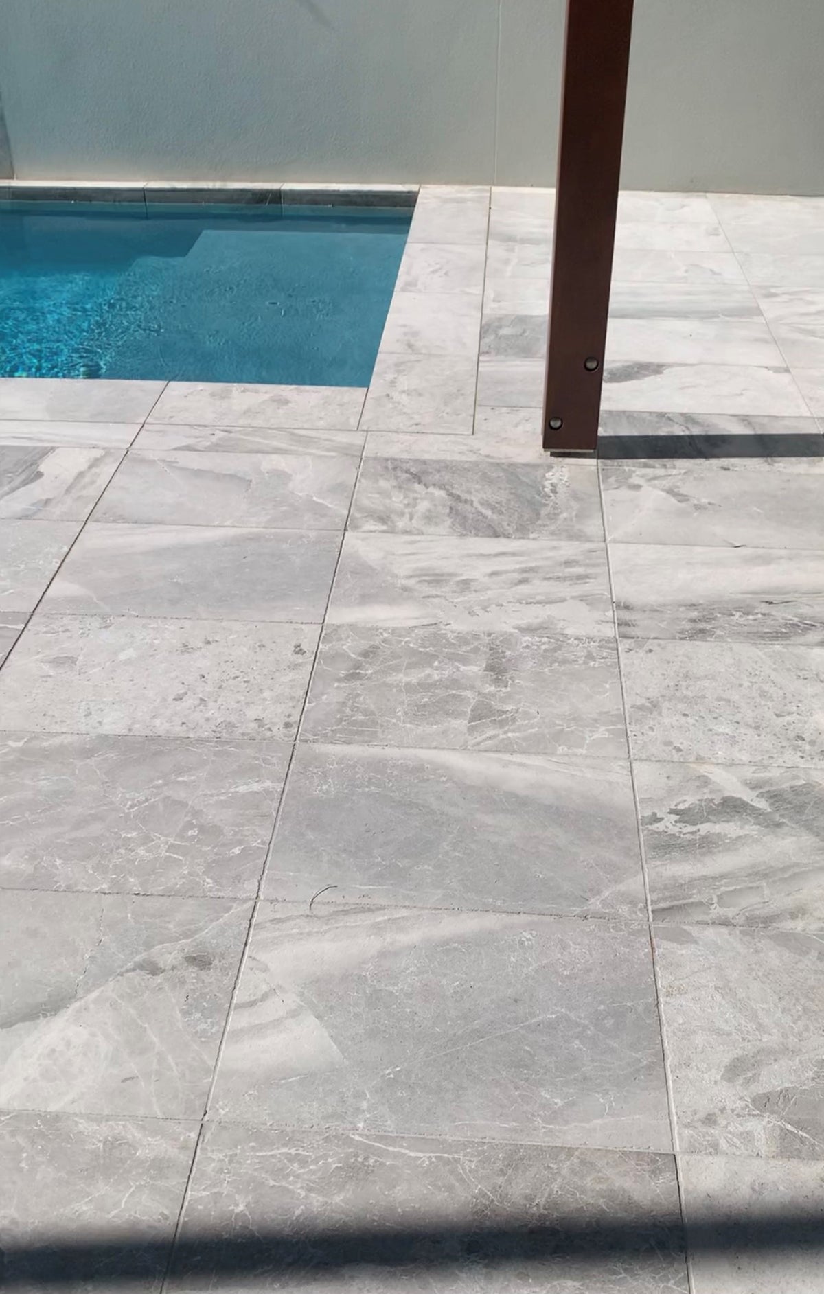 Atlantic Grey Anti-Slip Marble Tile – Sandblasted finish
