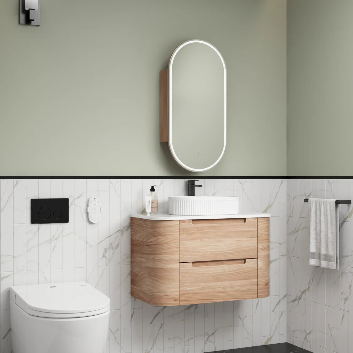Aulic Briony Wall Hung Vanity 900mm | Aulic