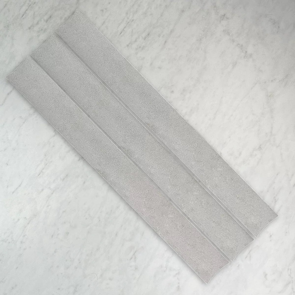 Concave Natural Stone Flute in Grey, Honed finish