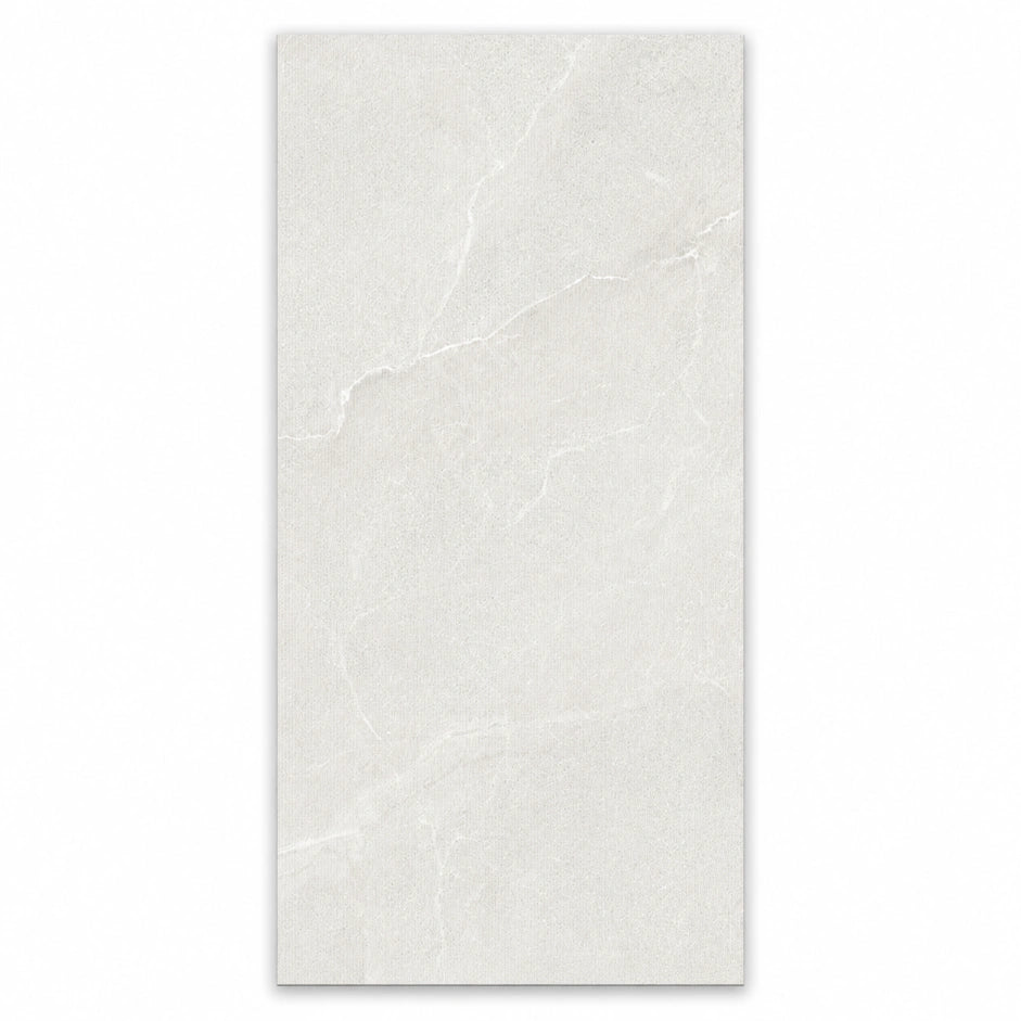 Cortina Porcelain Tile | Italian Stone Look Tile with 3D Vein Decor in Sabbia, Stream finish