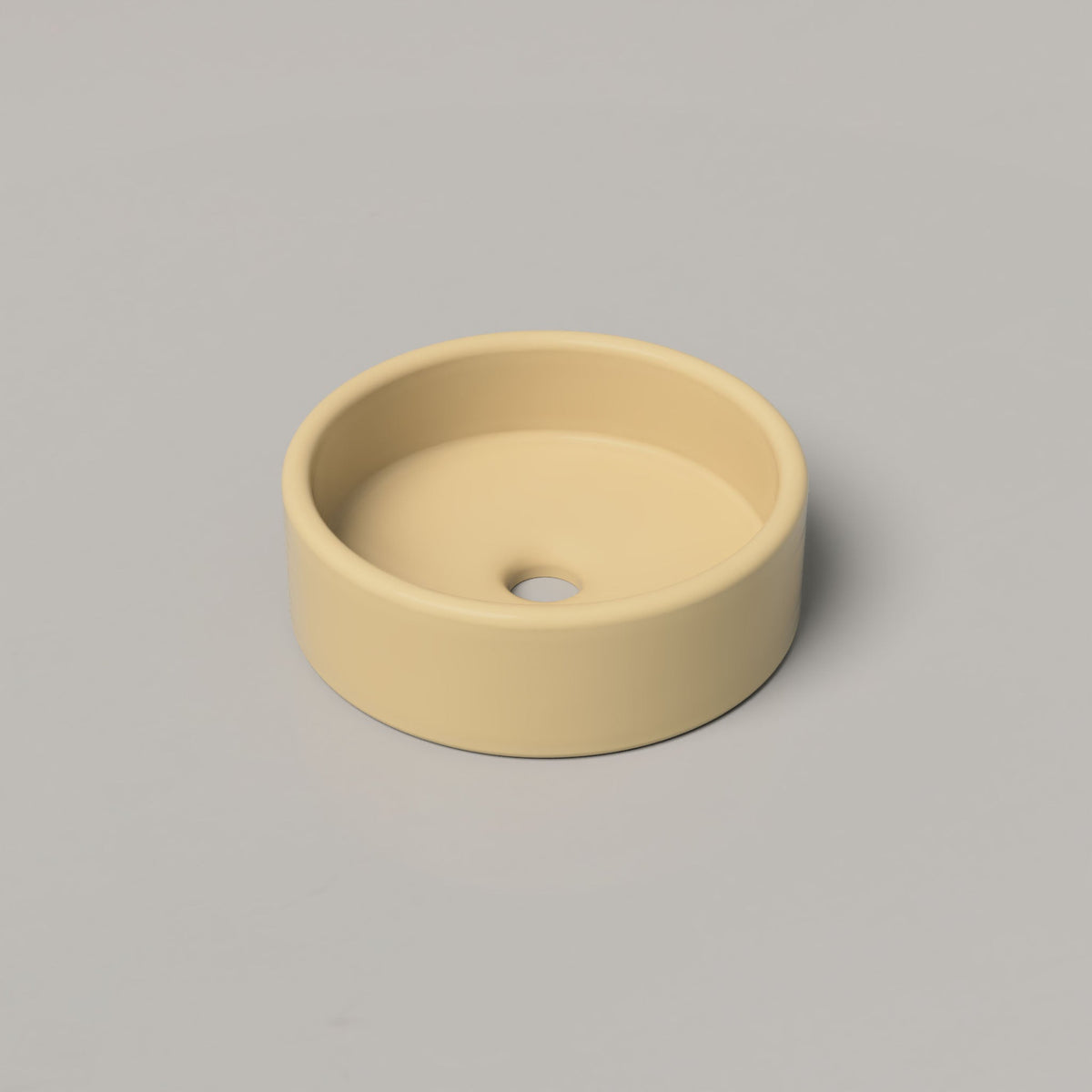 Nood Co Bowl Concrete Basin in Custard | Nood Co
