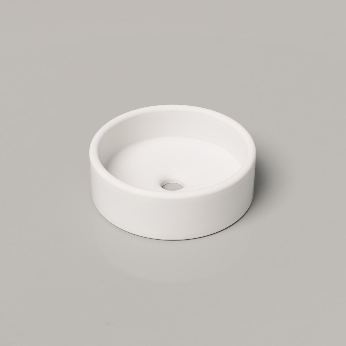 Nood Co Bowl Concrete Basin in Ivory | Nood Co
