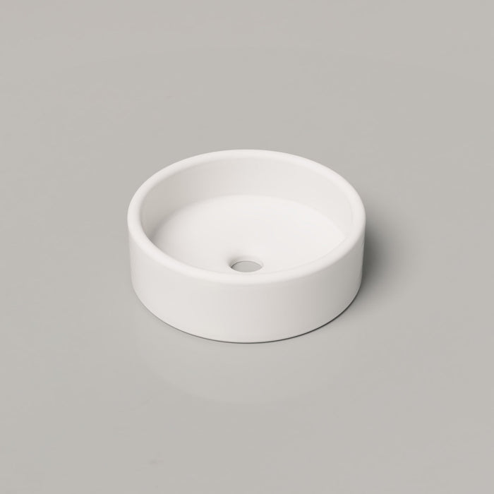 Nood Co Bowl Concrete Basin in Ivory | Nood Co #Colour_Ivory
