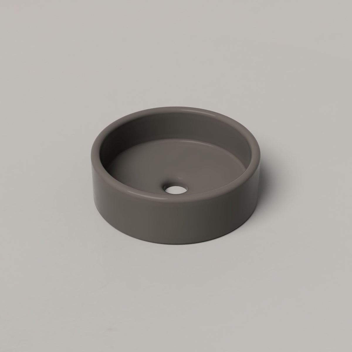 Nood Co Bowl Concrete Basin in Mid Tone Grey | Nood Co