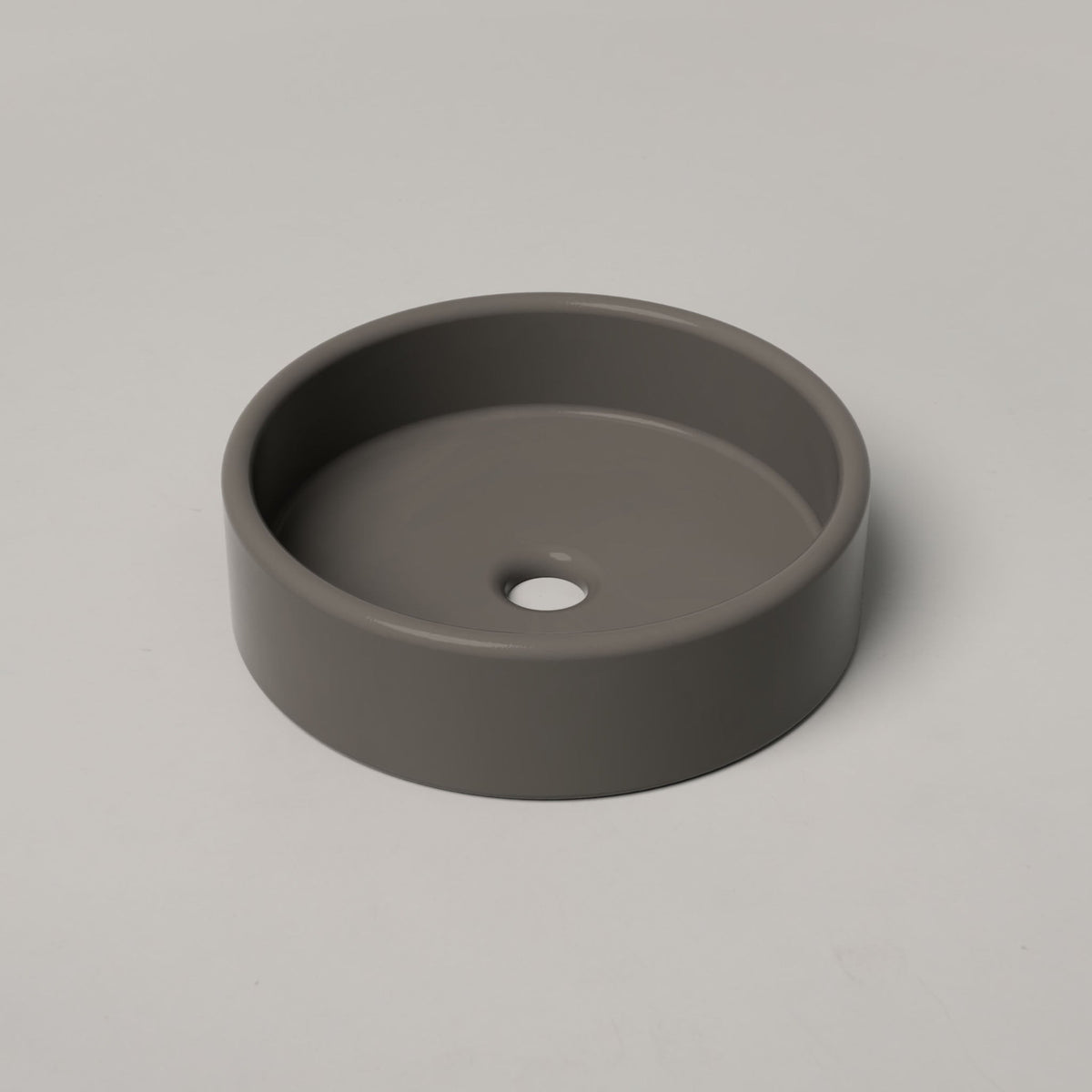 Nood Co Bowl Concrete Basin in Mid Tone Grey | Nood Co