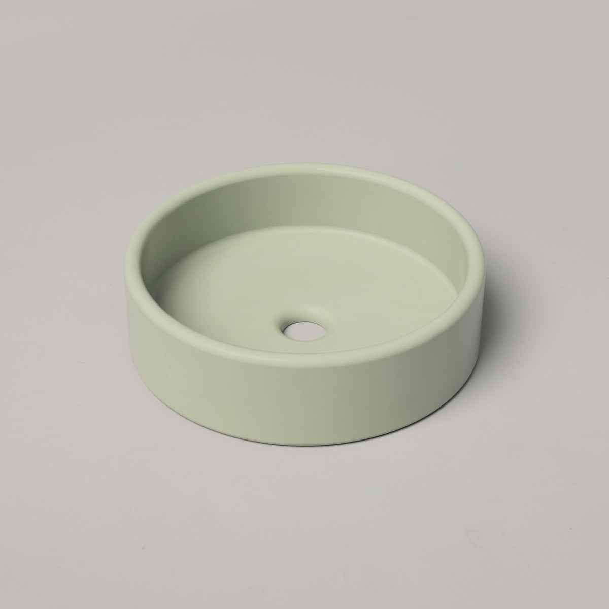 Nood Co Bowl Concrete Basin in Mint | Nood Co