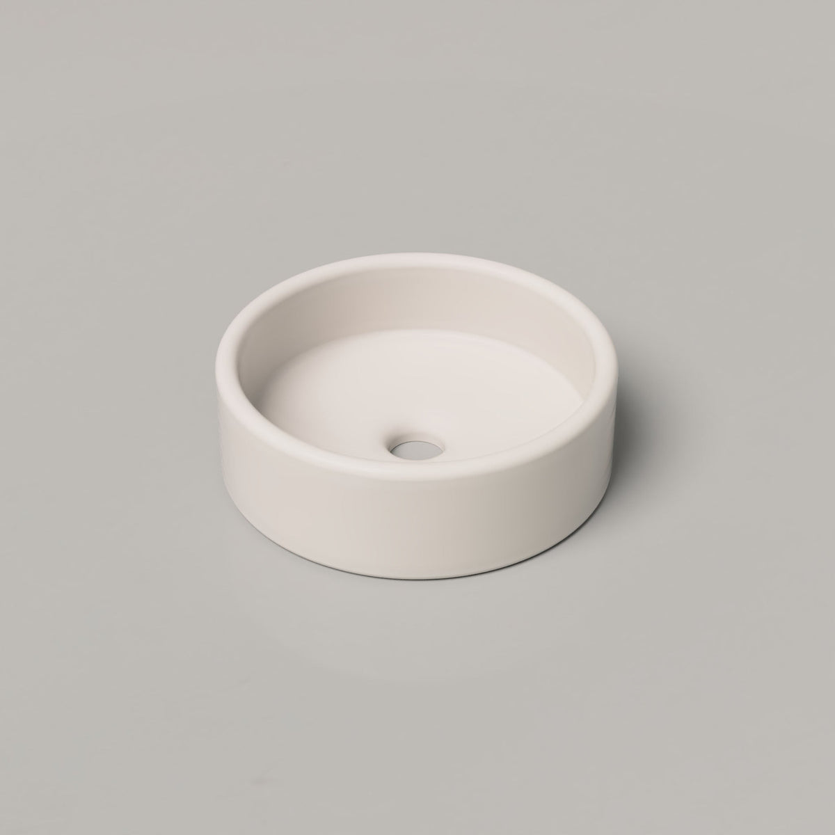 Nood Co Bowl Concrete Basin in Morning Mist | Nood Co