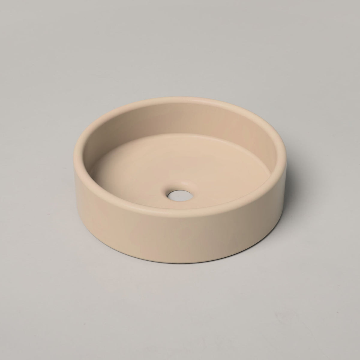 Nood Co Bowl Concrete Basin in Mushroom | Nood Co