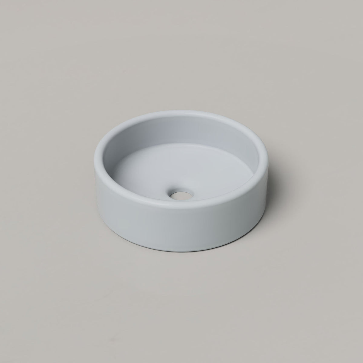Nood Co Bowl Concrete Basin in Powder Blue | Nood Co