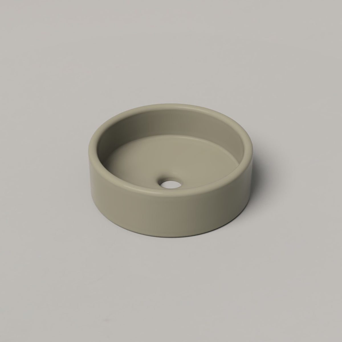Nood Co Bowl Concrete Basin in Sage | Nood Co