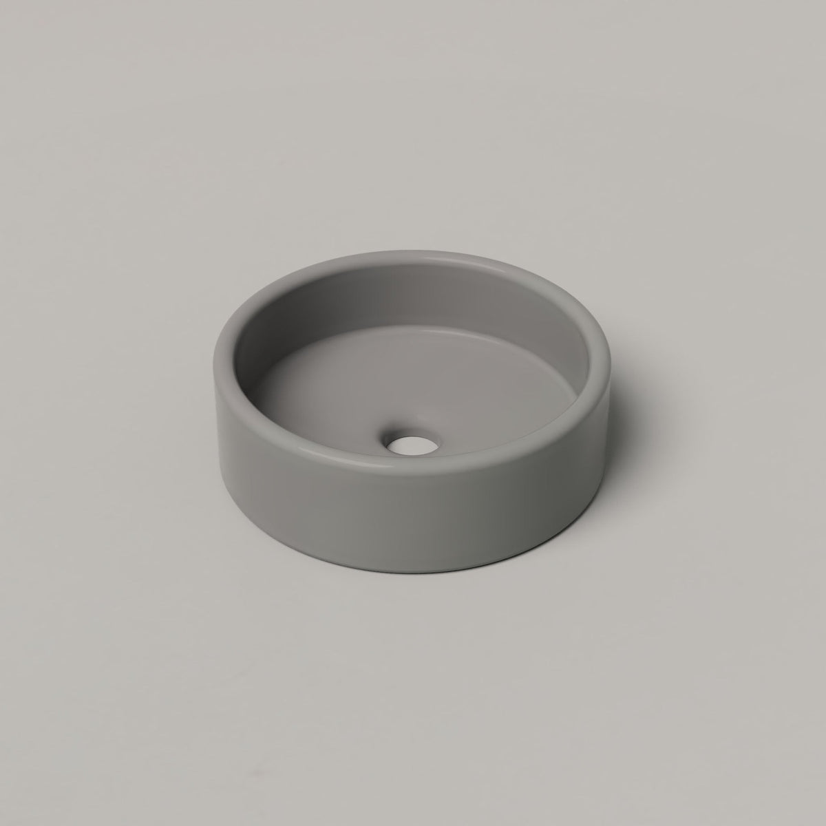 Nood Co Bowl Concrete Basin in Sky Grey | Nood Co