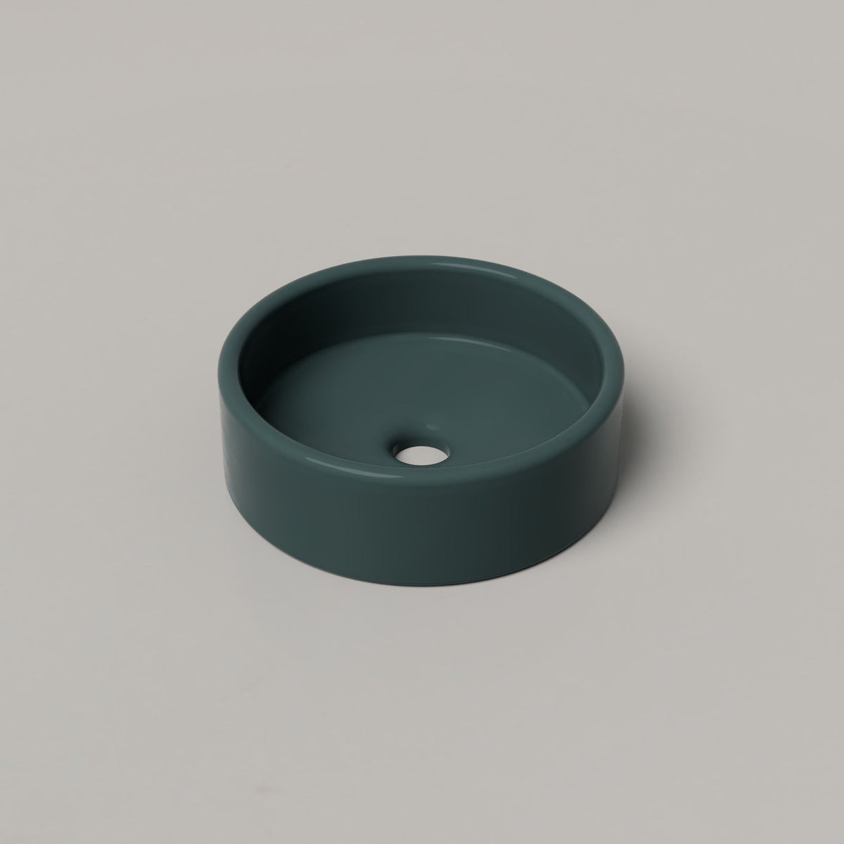 Nood Co Bowl Concrete Basin in Teal | Nood Co