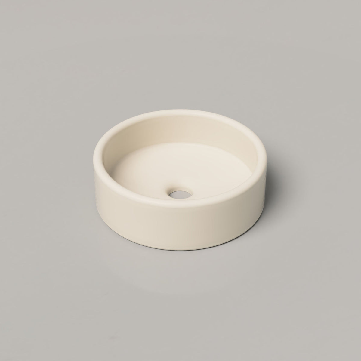 Nood Co Bowl Concrete Basin in Wheat | Nood Co