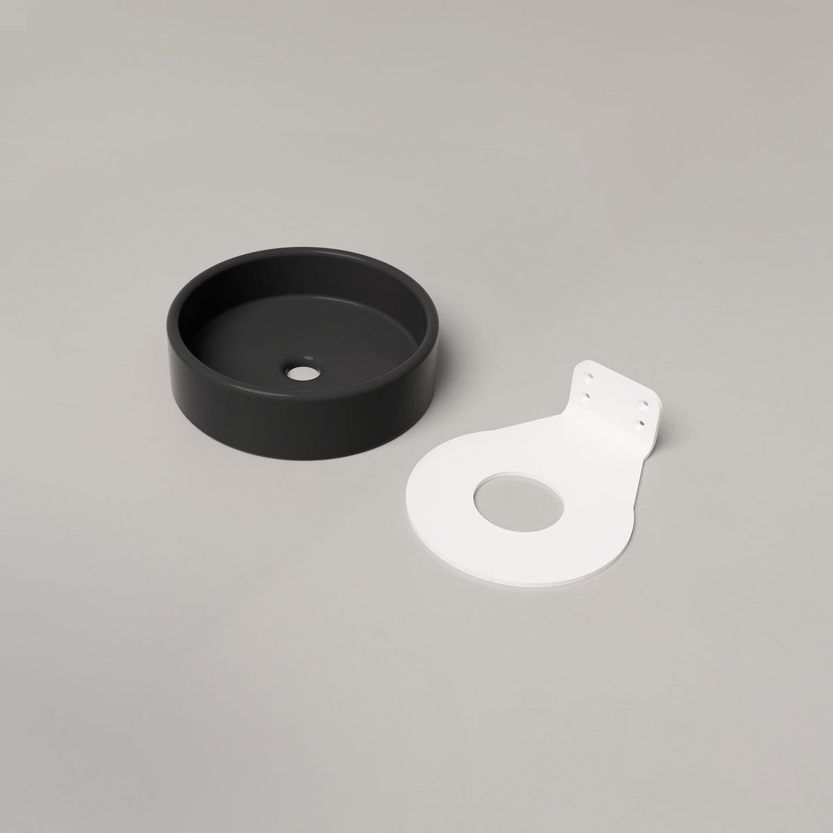 Nood Co Bowl Concrete Basin in Charcoal | Nood Co