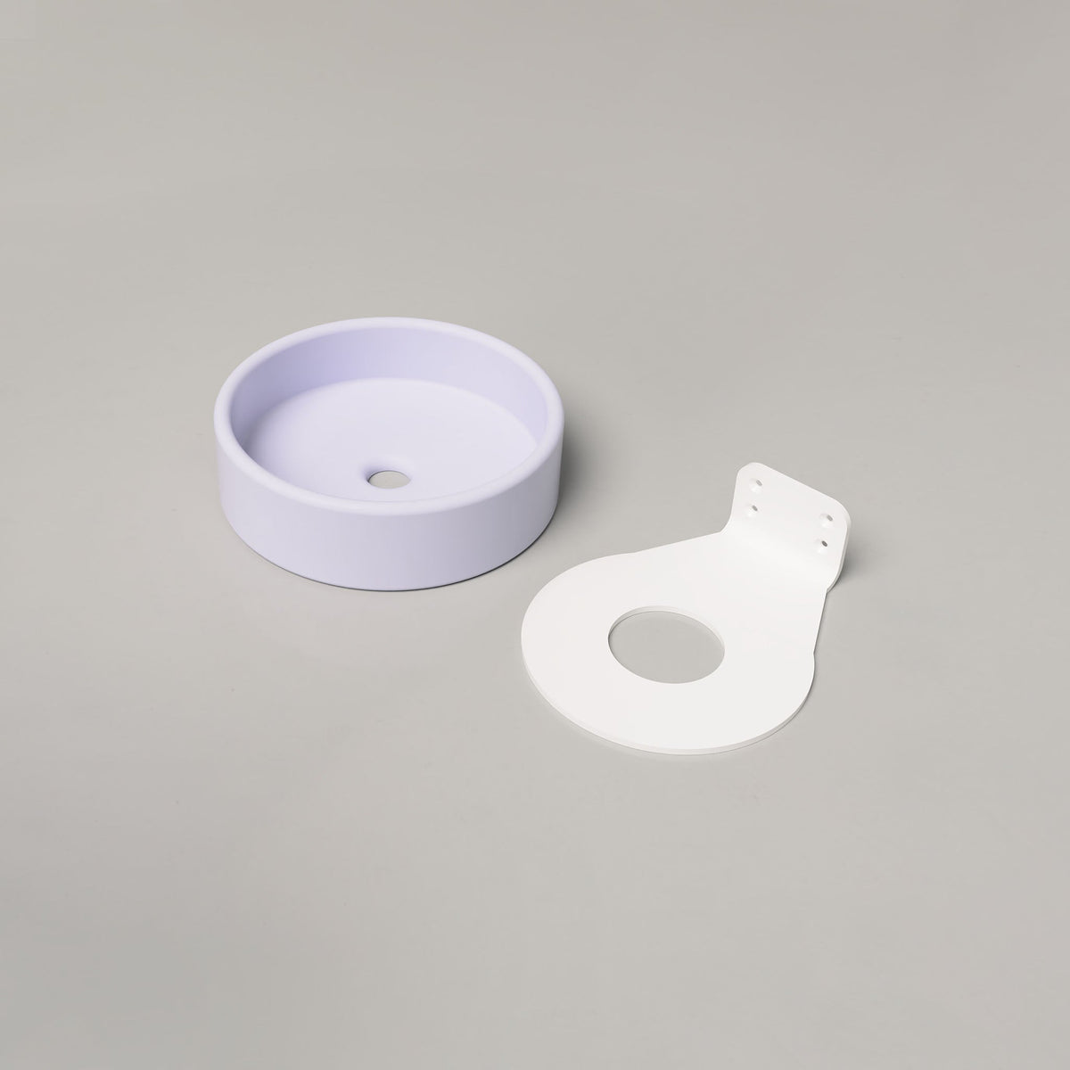 Nood Co Bowl Concrete Basin in Lilac | Nood Co