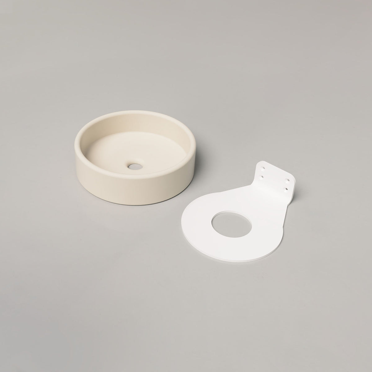 Nood Co Bowl Concrete Basin in Wheat | Nood Co