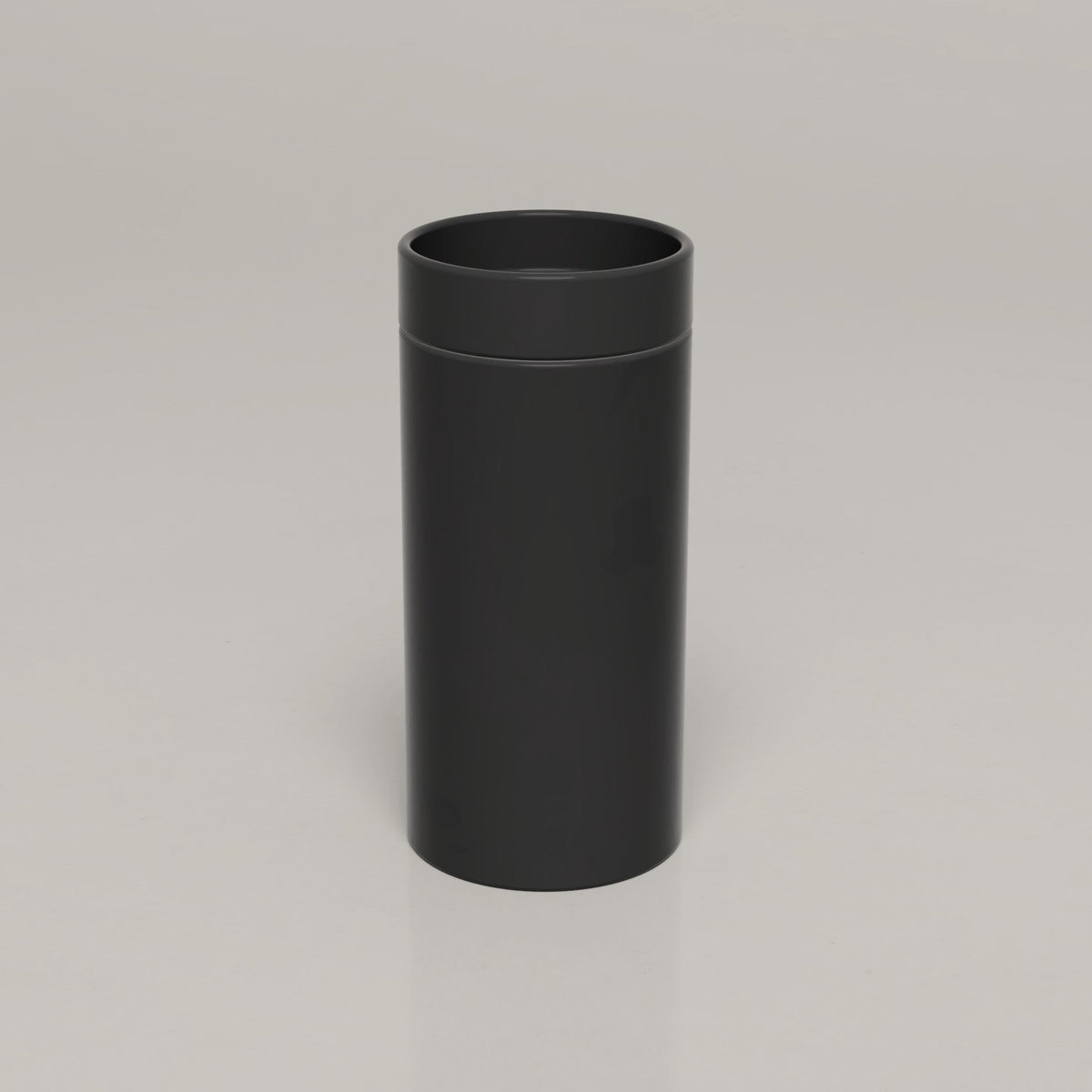 Nood Co Cylinder Bowl Concrete Basin in Charcoal | Nood Co