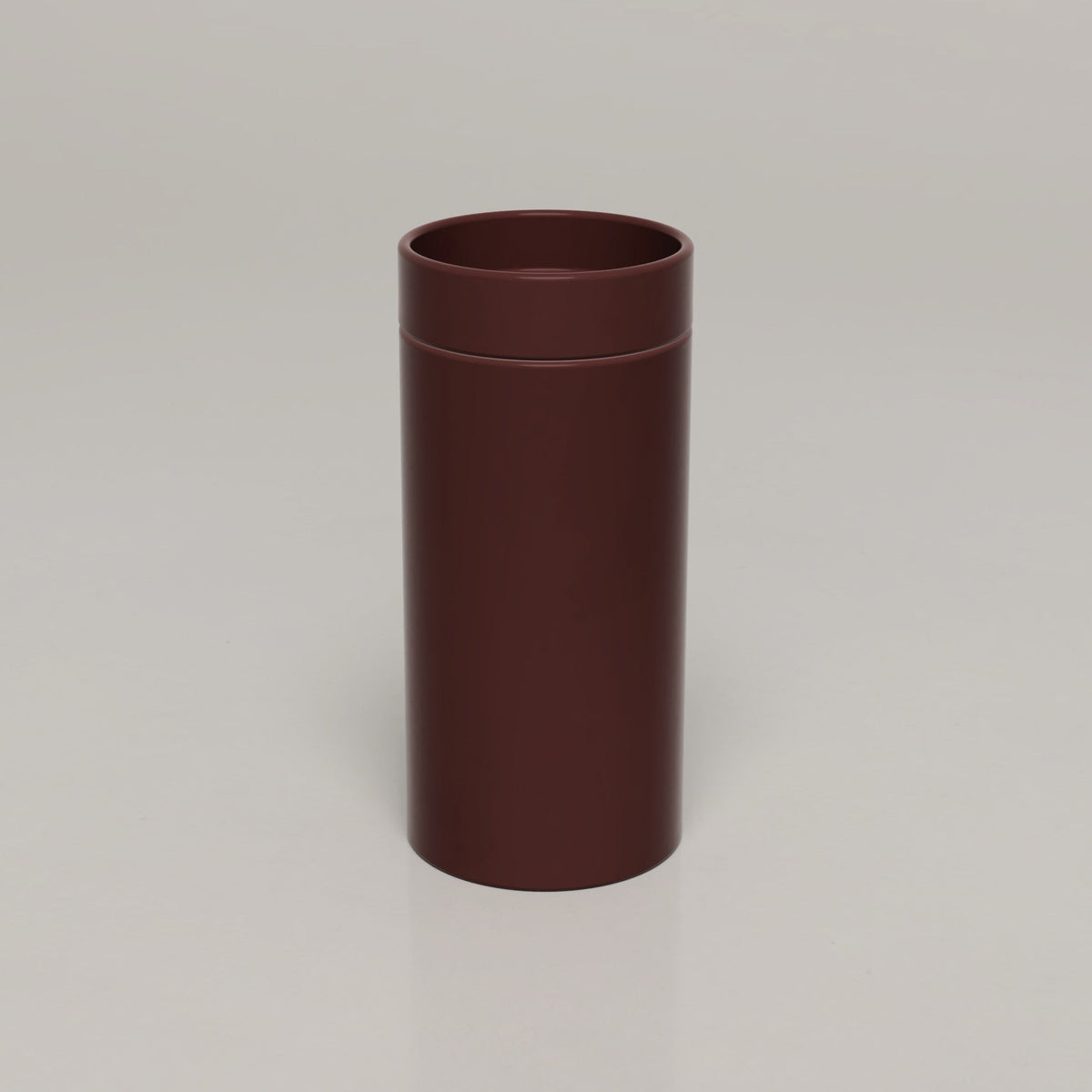 Nood Co Cylinder Bowl Concrete Basin in Clay | Nood Co
