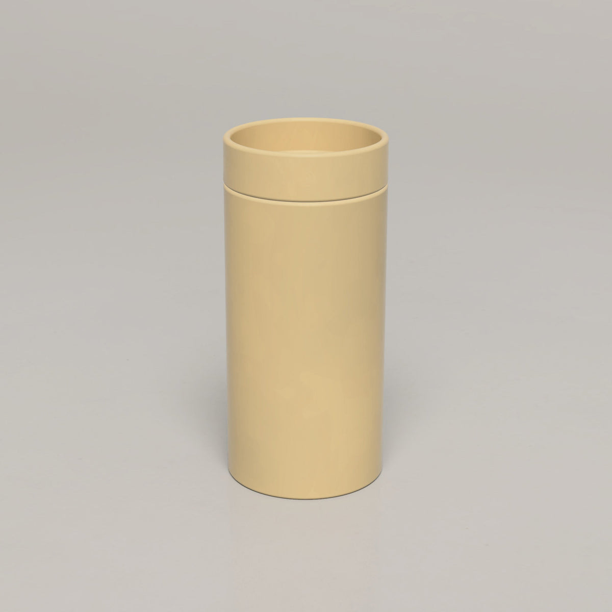 Nood Co Cylinder Bowl Concrete Basin in Custard | Nood Co