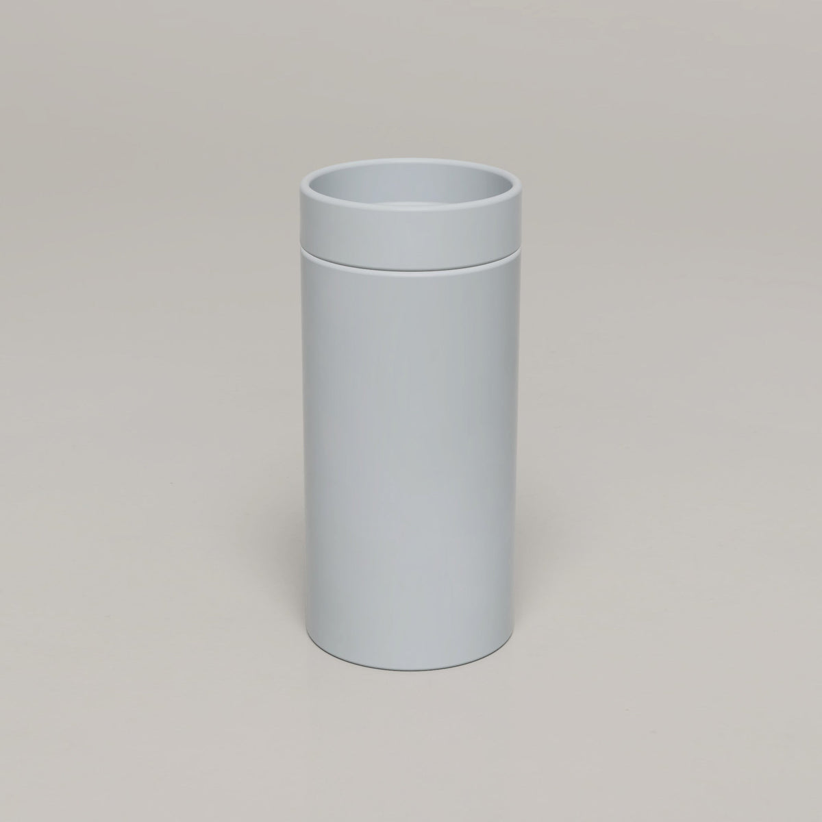 Nood Co Cylinder Bowl Concrete Basin in Powder Blue | Nood Co