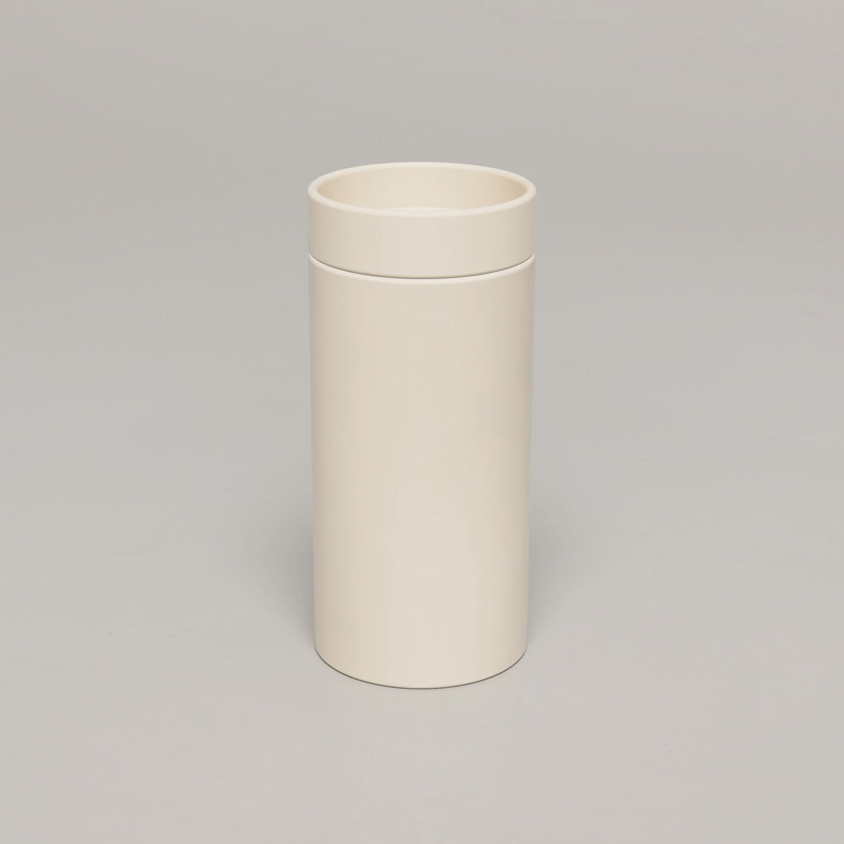 Nood Co Cylinder Bowl Concrete Basin in Wheat | Nood Co