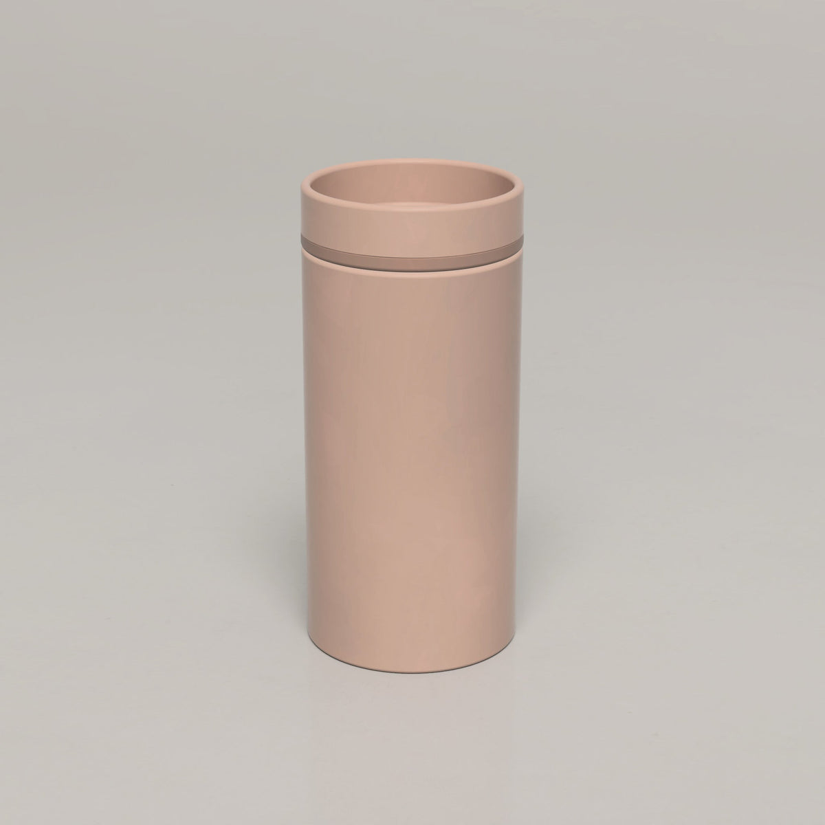 Nood Co Cylinder Bowl Two Tone Concrete Basin in Blush Pink | Nood Co