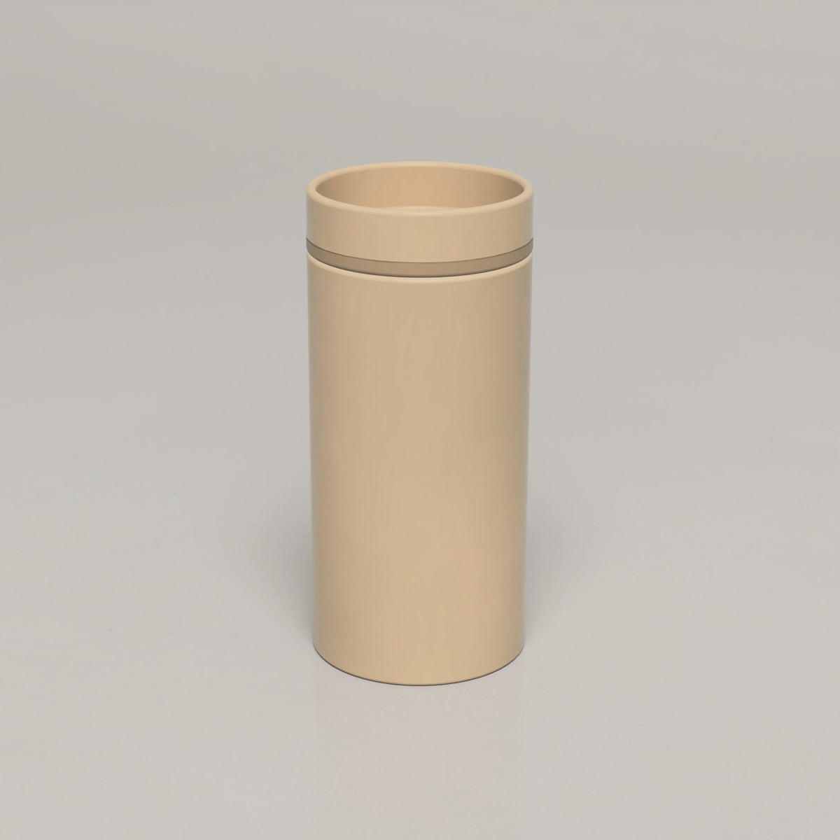 Nood Co Cylinder Bowl Two Tone Concrete Basin in Sand | Nood Co