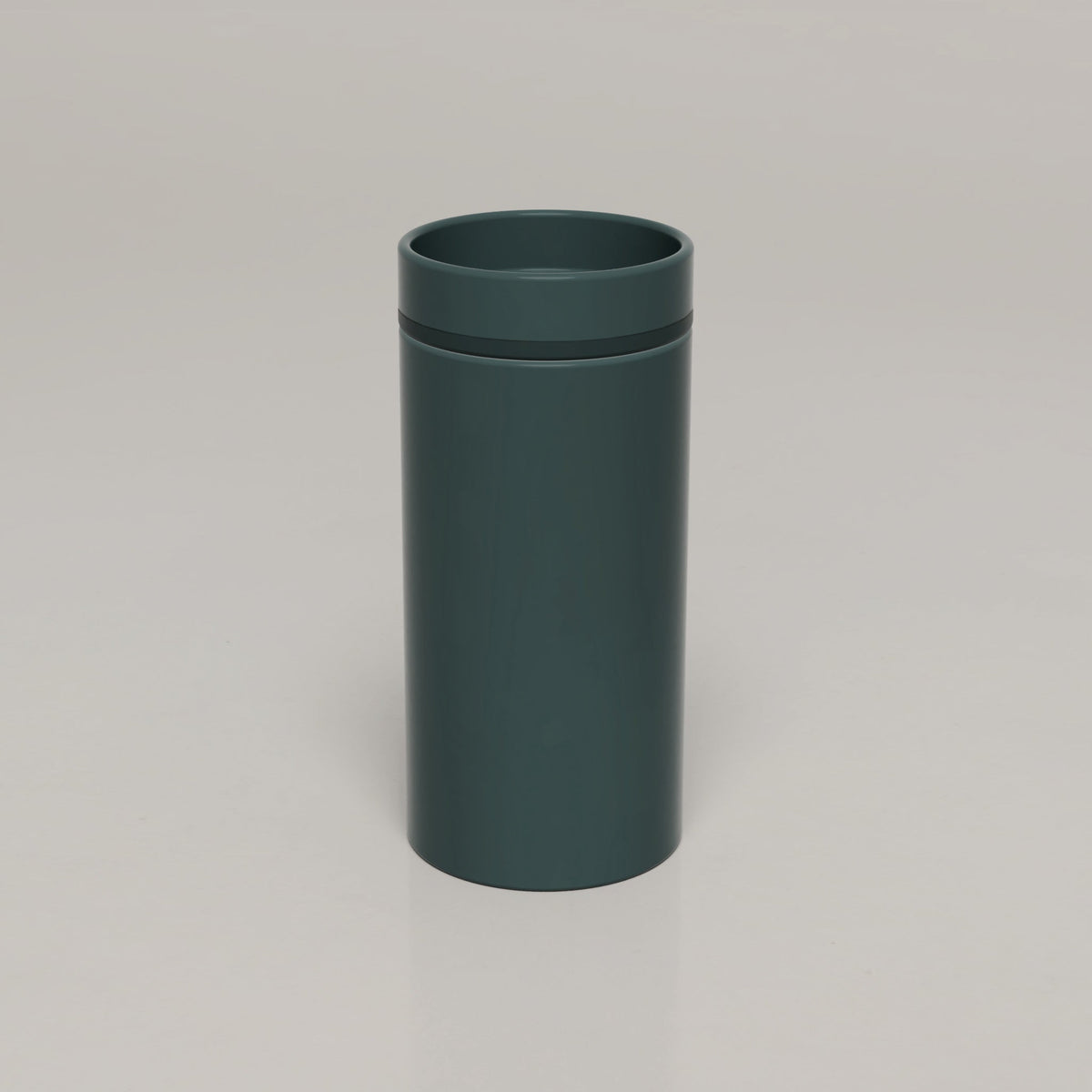 Nood Co Cylinder Bowl Two Tone Concrete Basin in Teal | Nood Co